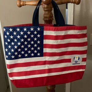 American Flag PGA Canvas Tote Bag